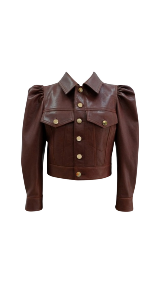 alice + olivia- Lana Vegan Leather Jacket