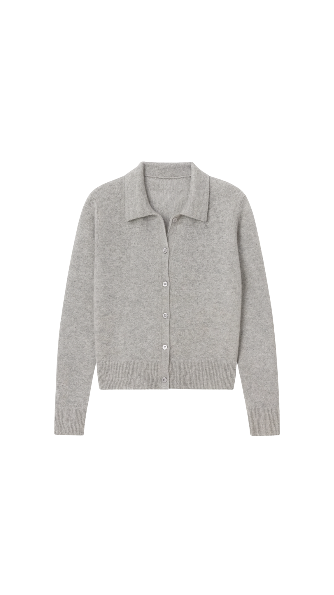 White + Warren- Cashmere Collared Cardigan