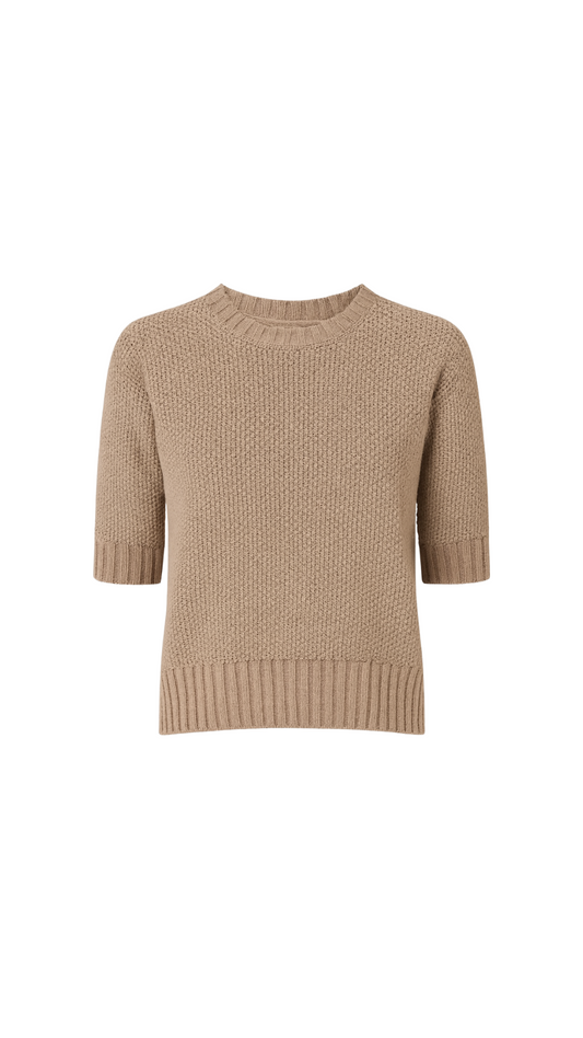 White + Warren- Cotton Textured Tee