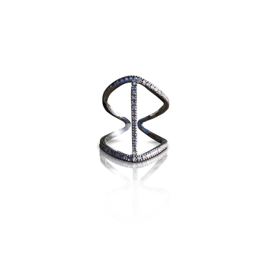 S. Carter - 1-Row Adjustable Diamond Ring