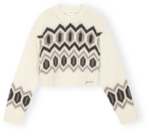Load image into Gallery viewer, GANNI-Chunky Wool Cropped Sweater
