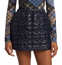 Load image into Gallery viewer, GANNI-shiny quilted Mini Skirt
