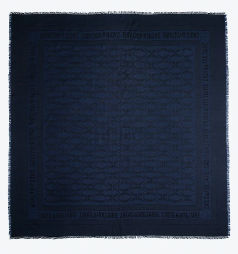 Zadig&Voltaire- Glenn Rock Jacquard Scarf