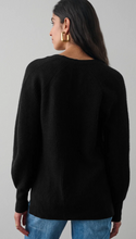 Load image into Gallery viewer, White + Warren-Cashmere Blouson Sleeve Neck
