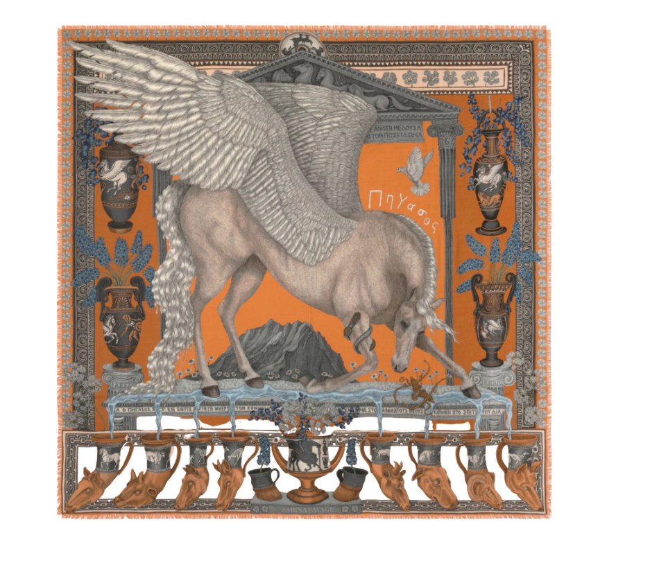 Sabina Savage- The Temple of Pegasus Scarf