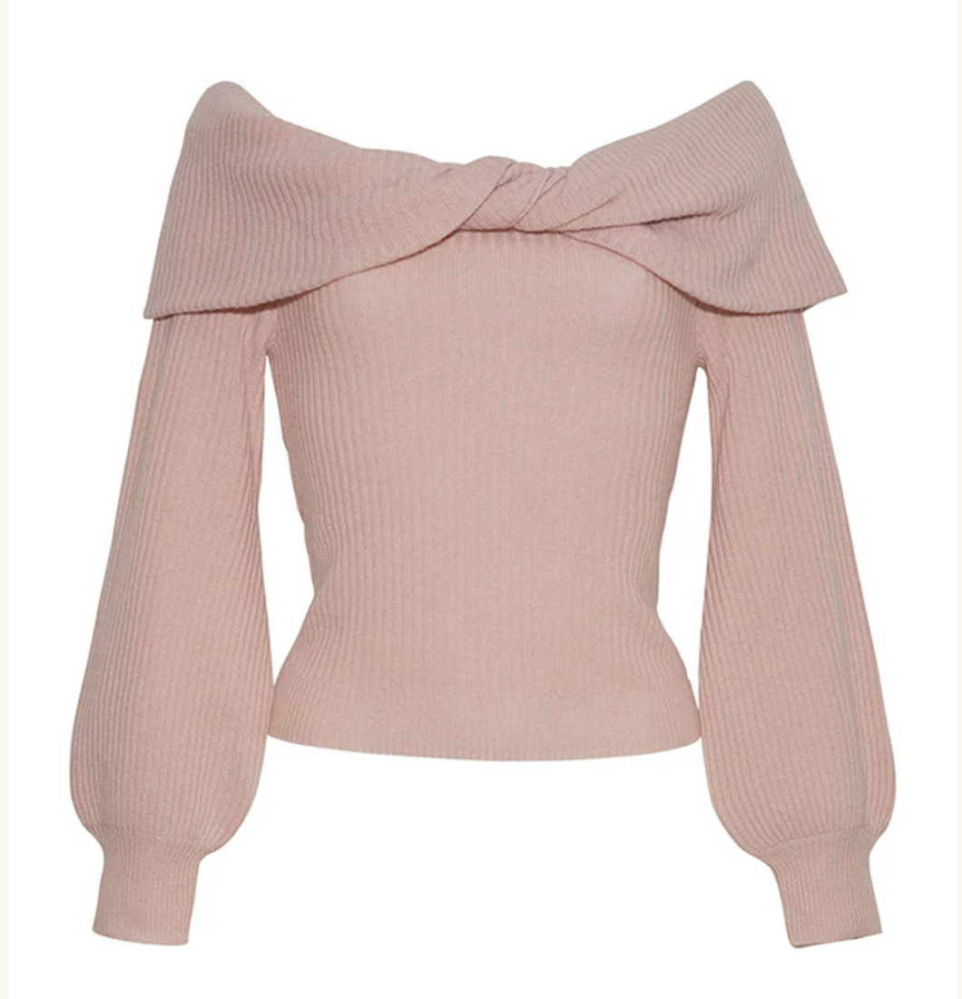 Cara Cara-Salma off the shoulder Sweater