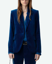 Load image into Gallery viewer, Zadig &amp; Voltaire- Vavy Velvet Blazer
