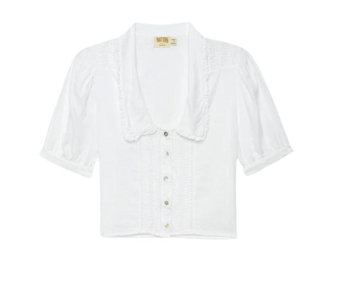 Nation- Pia Pintuck Blouse