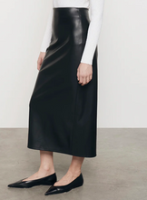 Load image into Gallery viewer, Enza Costa- Ankle Length Leather Skirt
