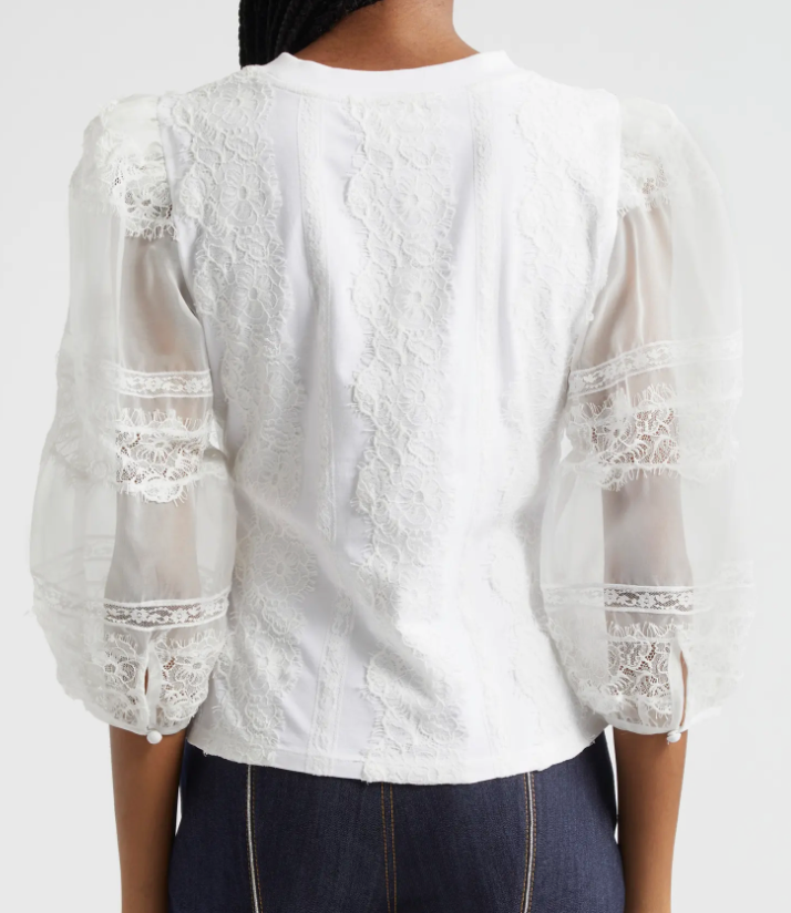 Cinq à Sept- Lace Stefania Top