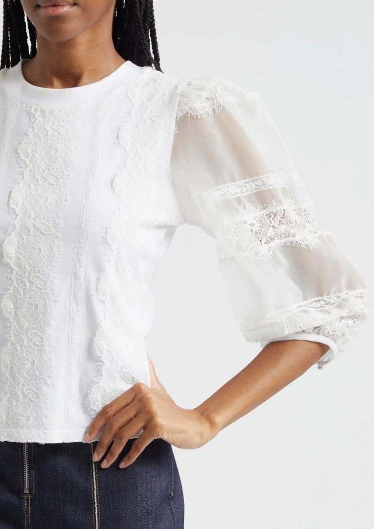 Cinq à Sept- Lace Stefania Top