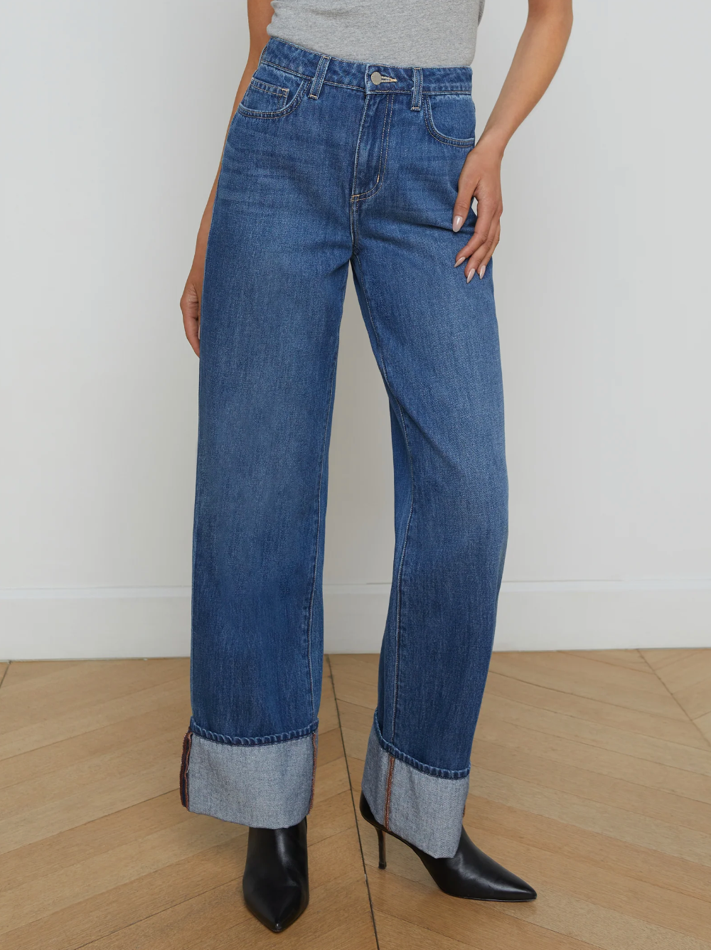 L'Agence - Miley Wide Leg Cuff