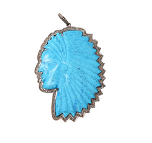 Load image into Gallery viewer, S. Carter Headdress Pendant
