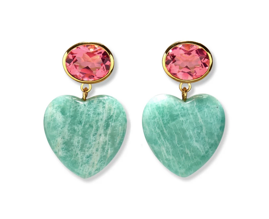 LF - Gemma Heart Earrings