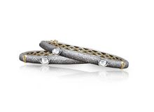 Load image into Gallery viewer, S. Carter Pave + 6 Sliced Diamond Bangle
