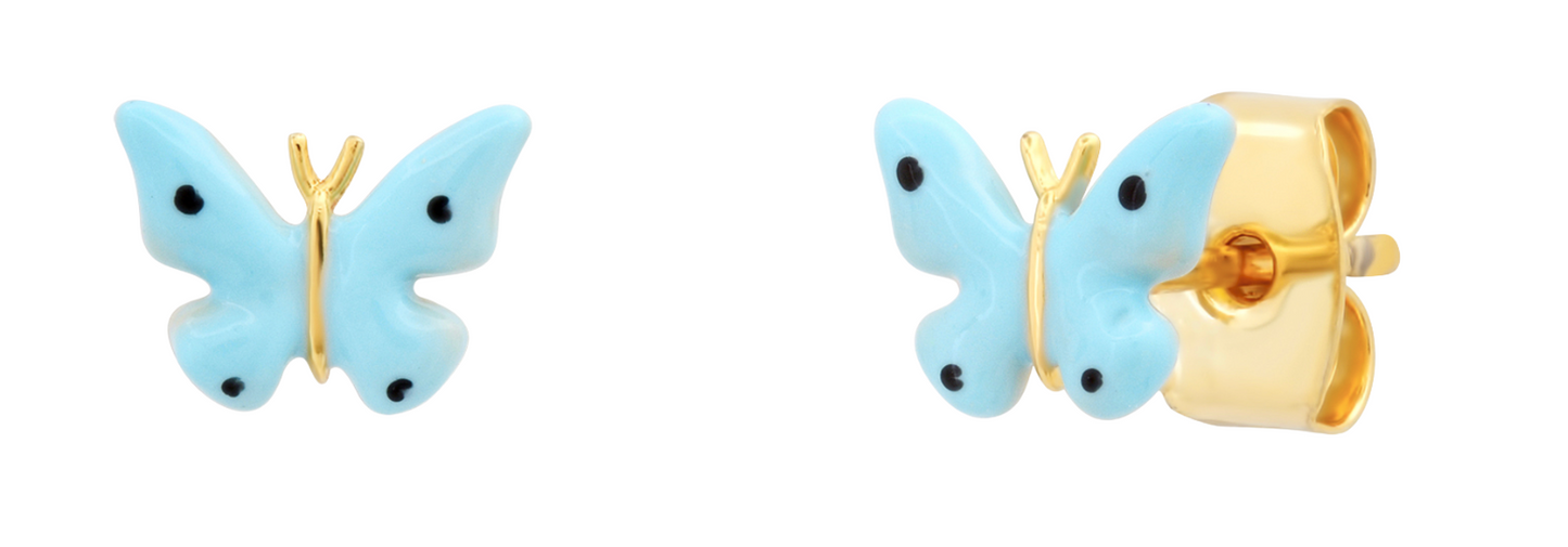 TAI- Enamel Butterfly Studs