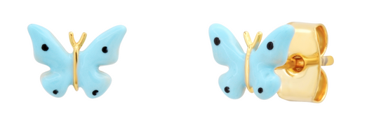 TAI- Enamel Butterfly Studs