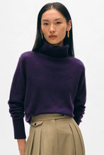 Load image into Gallery viewer, White + Warren Cashmere Turtleneck
