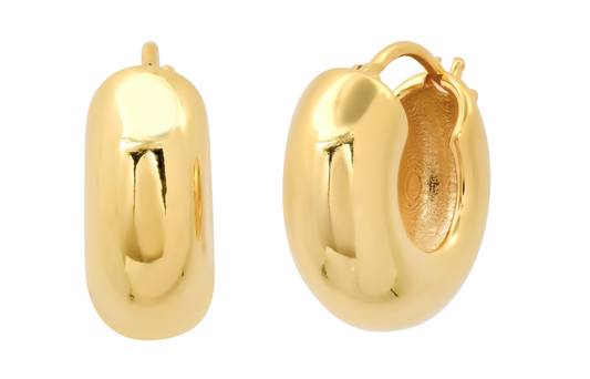 TAI- Gold Vermeil Chunky Huggies