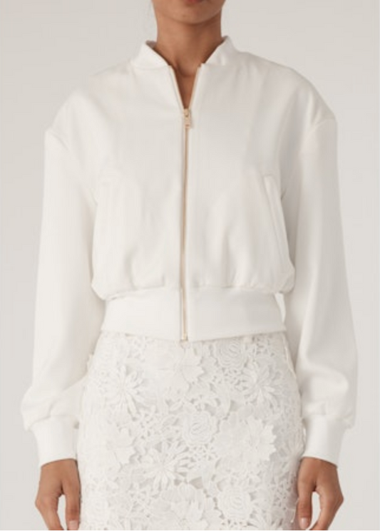 Generation Love- Adalyn Light Weight Crepe Bomber