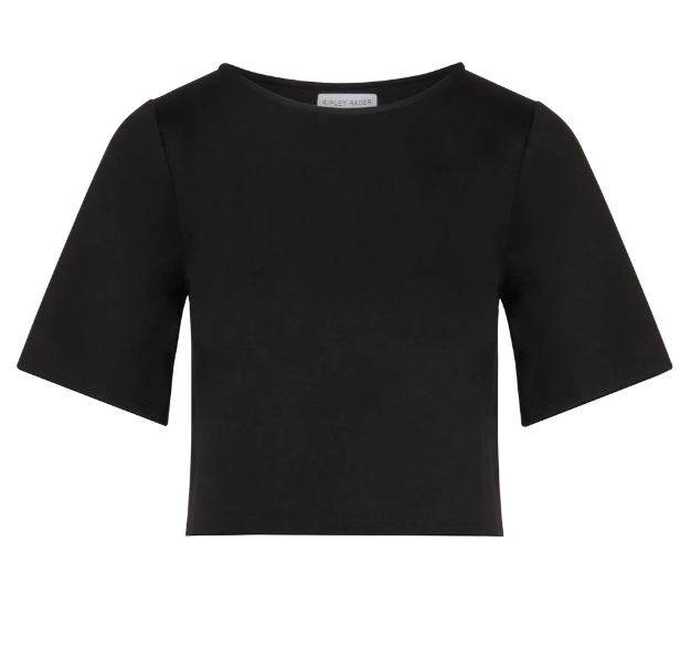Ripley Rader- Ponte Knit Short Sleeve Top