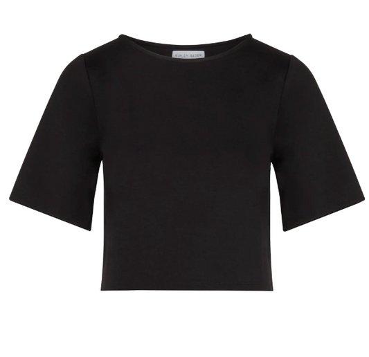 Ripley Rader- Ponte Knit Short Sleeve Top