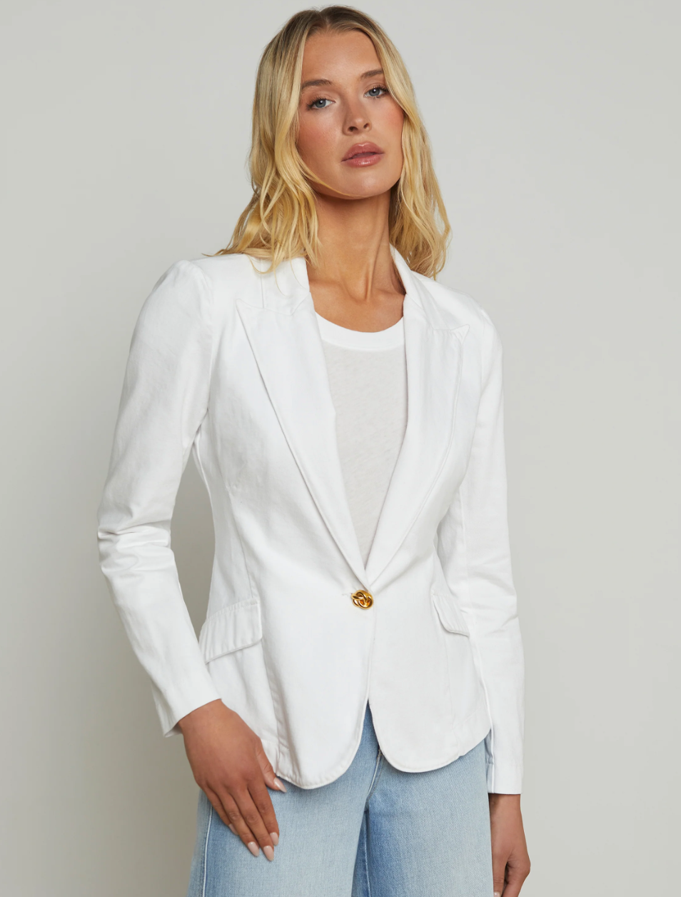 L'Agence- Baldwin Denim Blazer