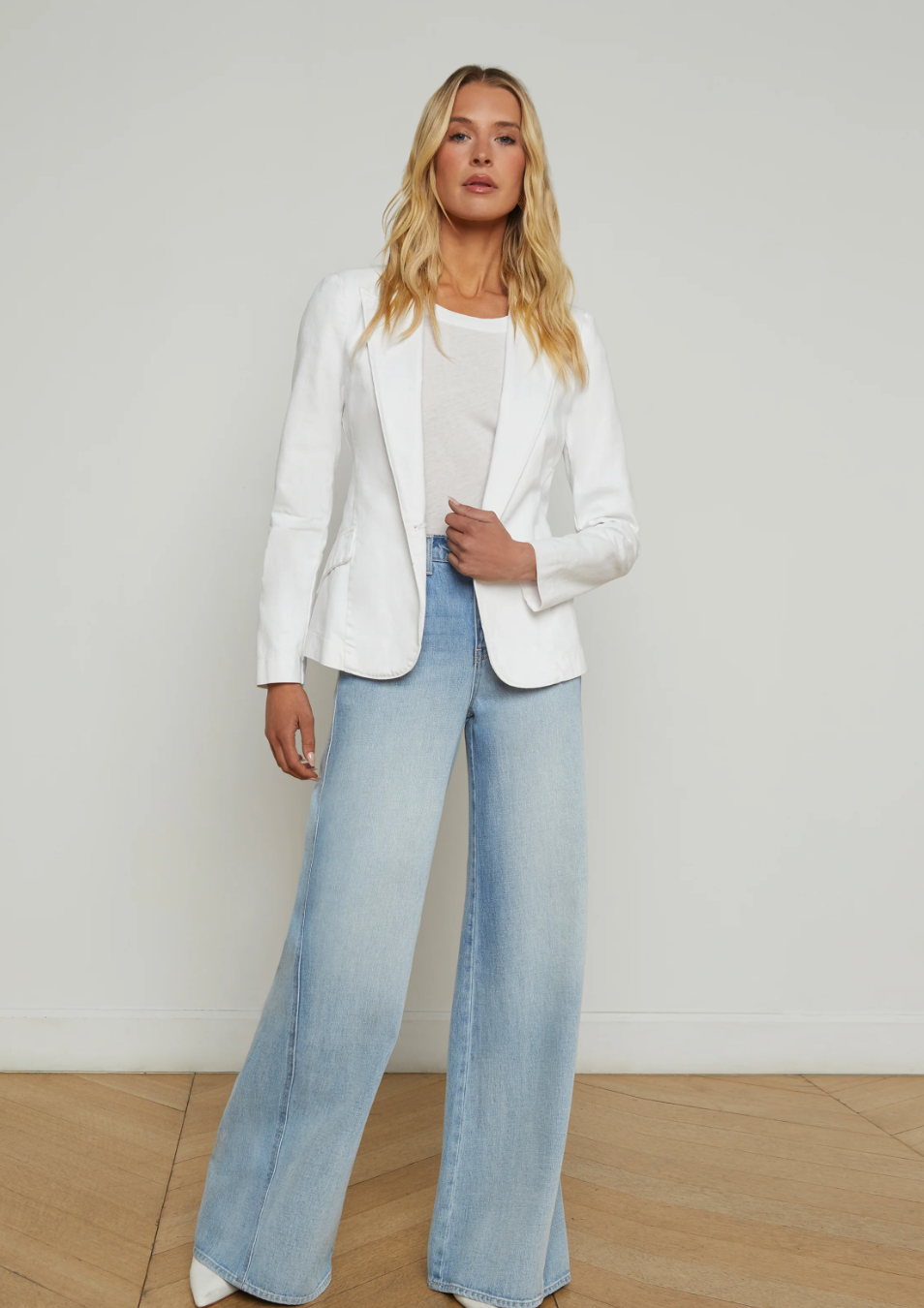 L'Agence- Baldwin Denim Blazer