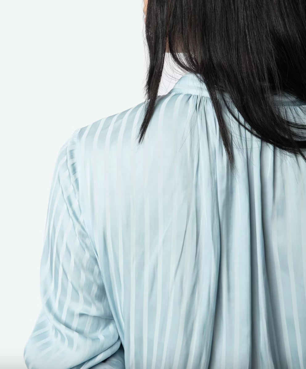 Zadig & Voltaire- Tink Satin Raye Shirt