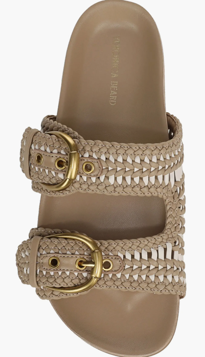 VB- Prue Woven 2-Strap Sandal