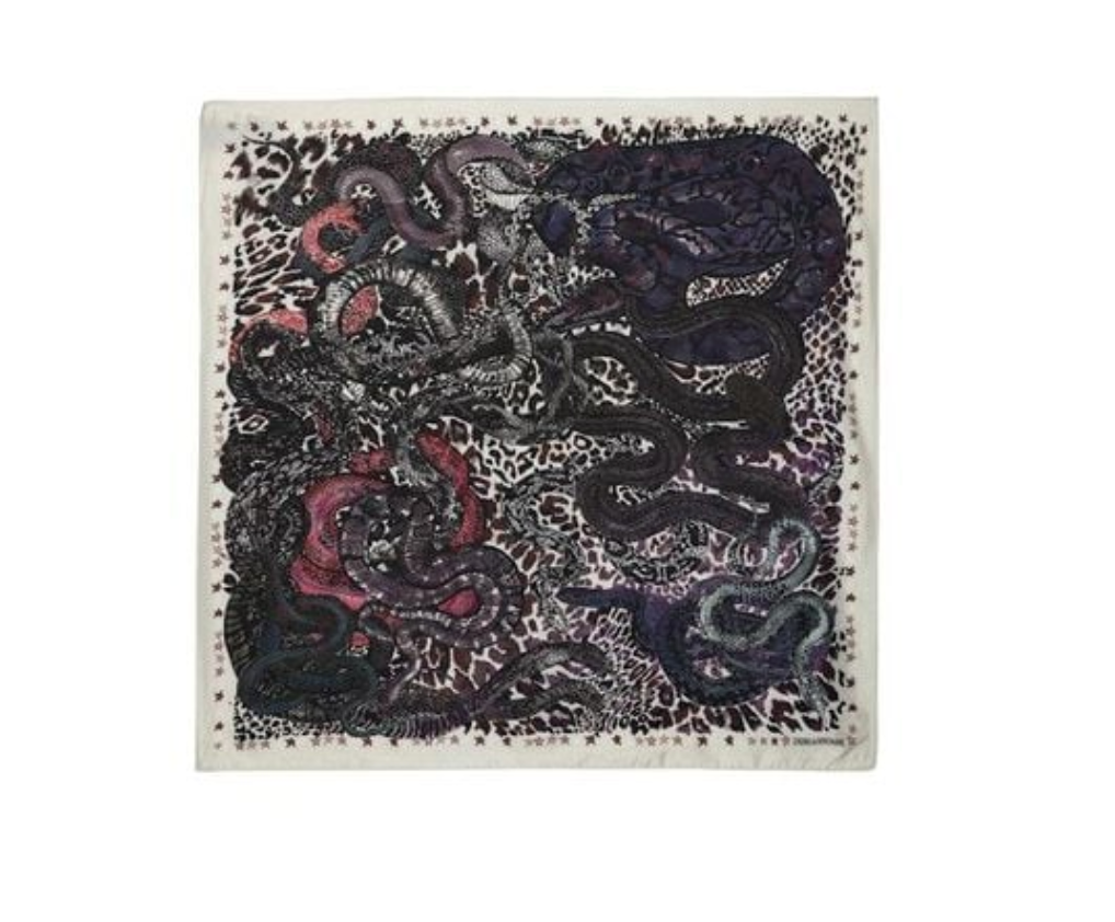 Zadig & Voltaire- Blondie 85 Snakes Scarf