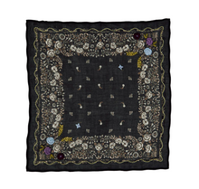 Load image into Gallery viewer, Chan Luu- Embroidered Floral Bandana
