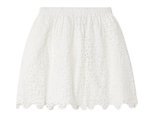 Frame- Deco Eyelet Skirt