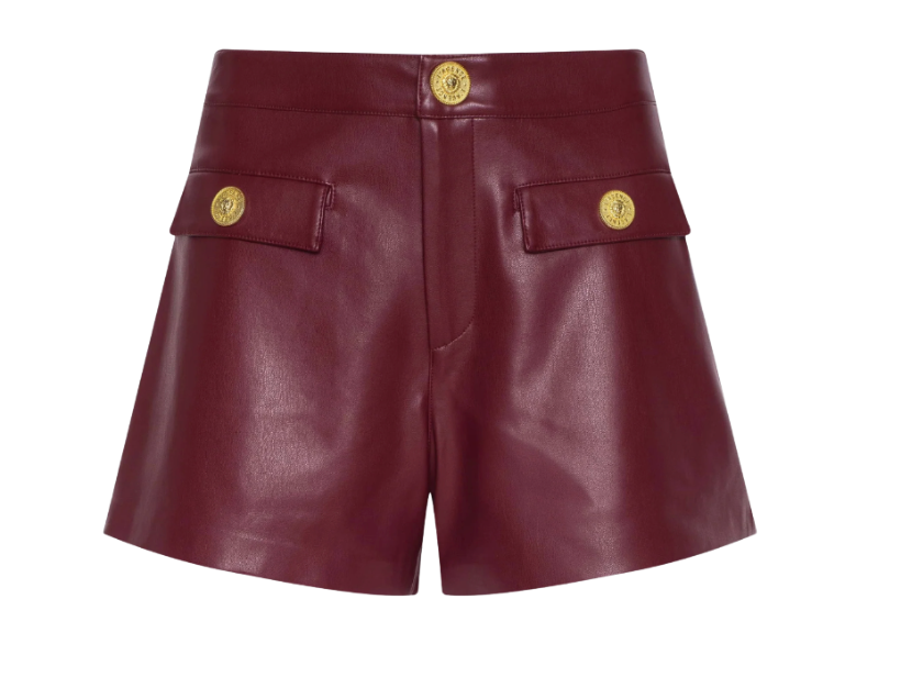 L'Agence- Dionne Vegan Leather Short