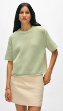 Load image into Gallery viewer, White + Warren- Cashmere Waffle Mesh Tee
