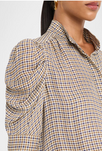 Load image into Gallery viewer, Frame- The Houndstooth Gillian Top
