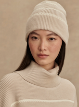 Load image into Gallery viewer, Varley- Ronan Stitch Stripe Beanie
