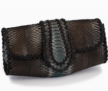 Load image into Gallery viewer, W.H. Petronela- Python Clutch
