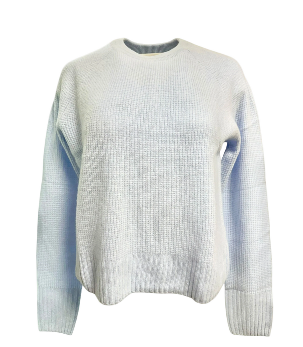 White + Warren- Cashmere Waffle Sweatshirt