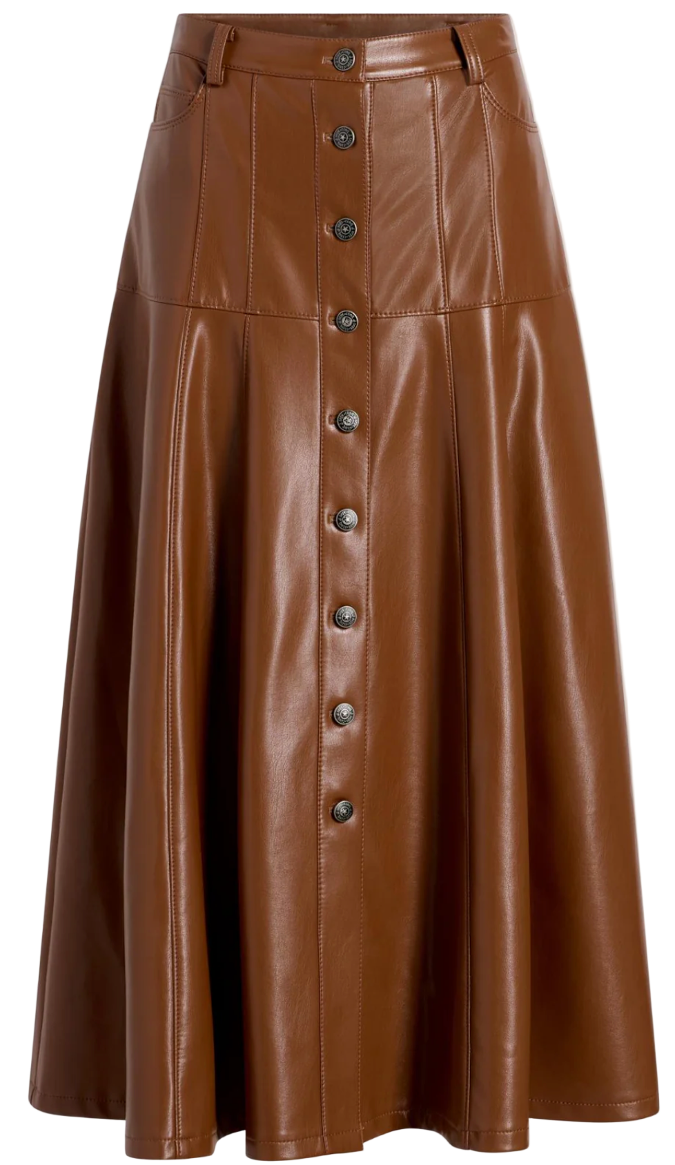 Cinq á Sept- Vegan Leather Veena Skirt