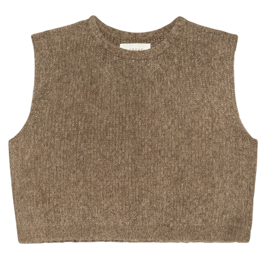 The Great- The Brushed Melange Sweater
