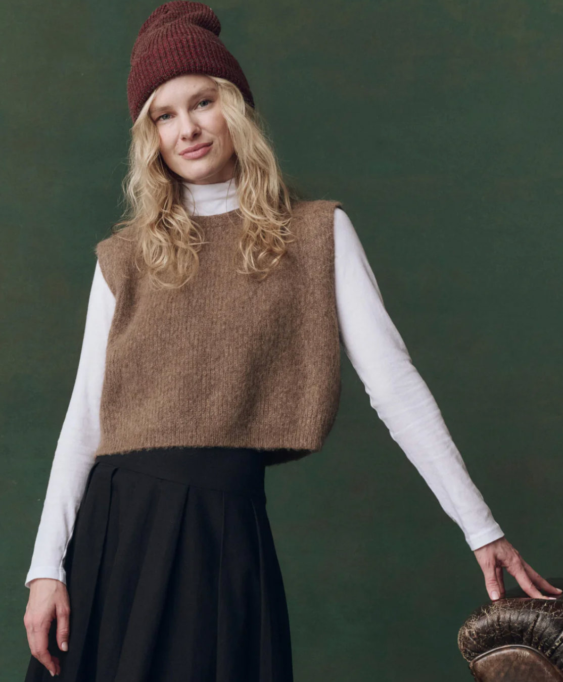 The Great- The Brushed Melange Sweater