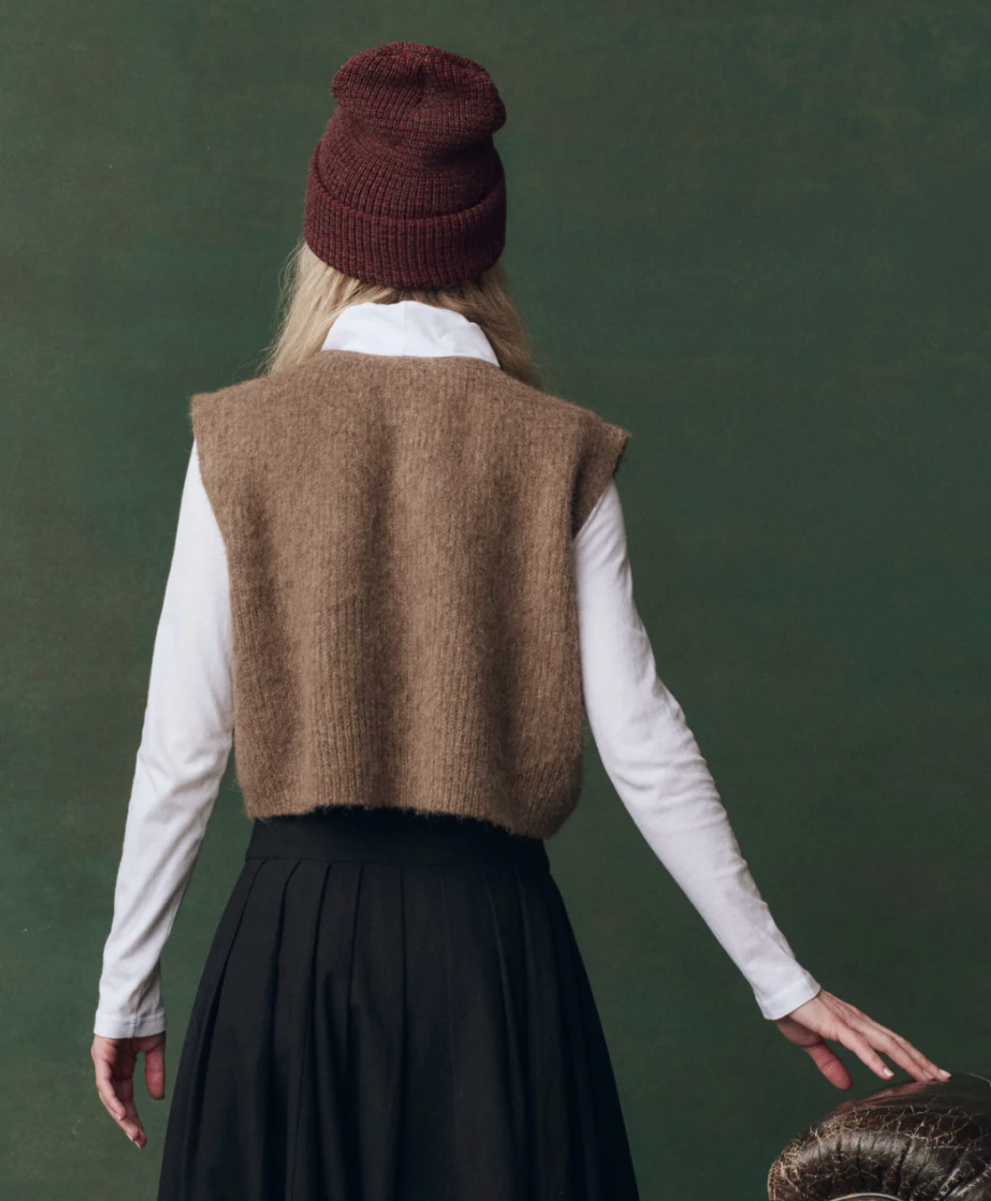 The Great- The Brushed Melange Sweater