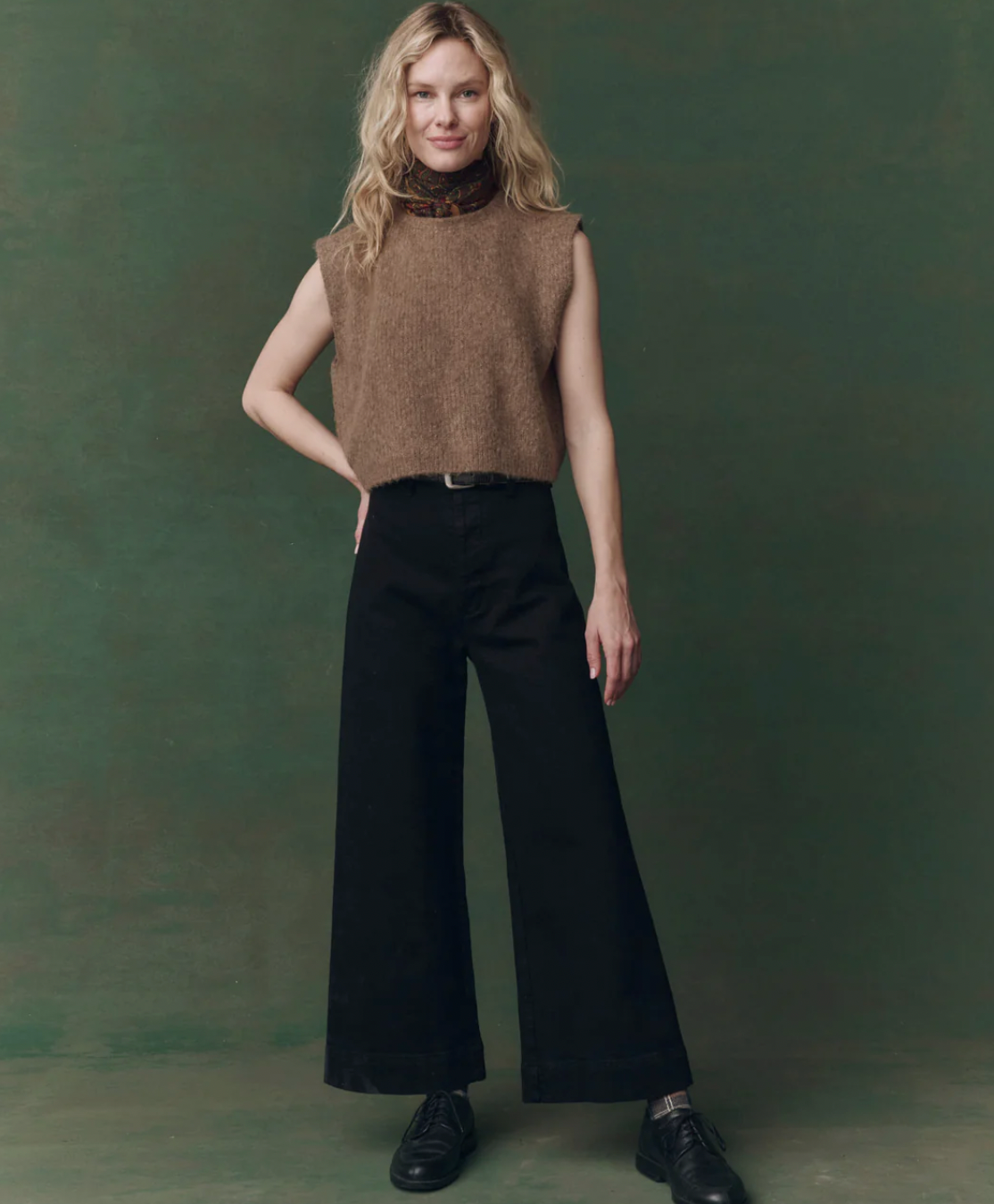 The Great- The Brushed Melange Sweater