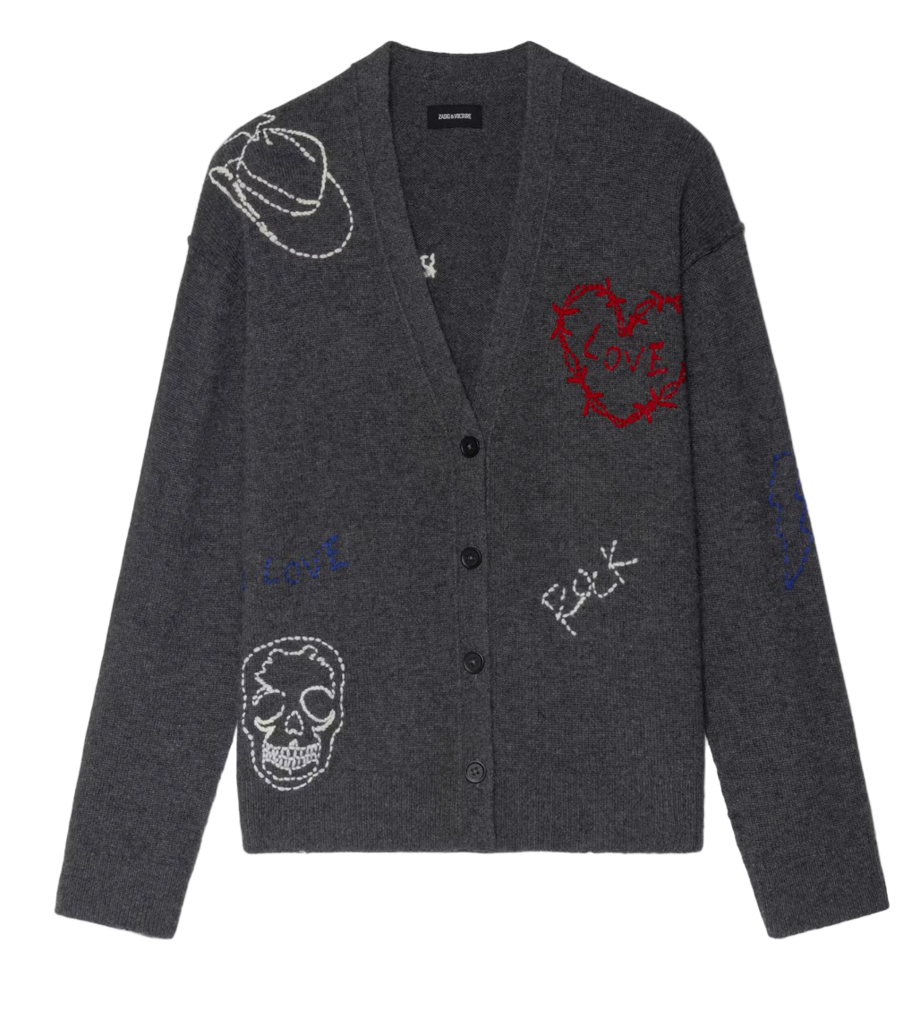 Zadig & Voltaire- Mirkaz Cashmere Cardigan