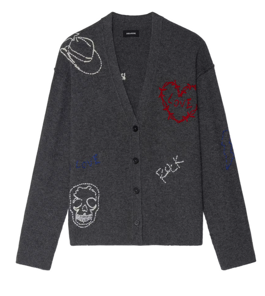 Zadig & Voltaire- Mirkaz Cashmere Cardigan