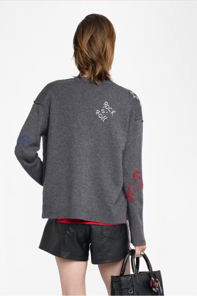 Zadig & Voltaire- Mirkaz Cashmere Cardigan