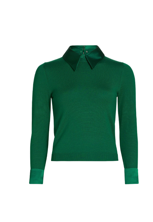 alice + olivia- Porla Collared Sweater