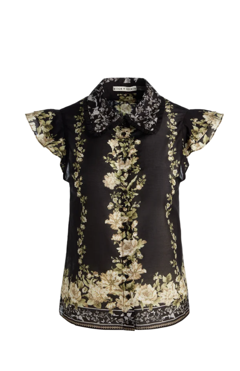 alice + olivia- Martel Blouse