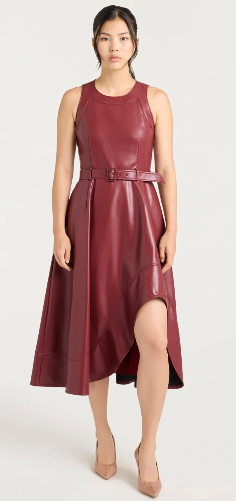 Cinq á Sept- Vegan Leather Zelda Dress